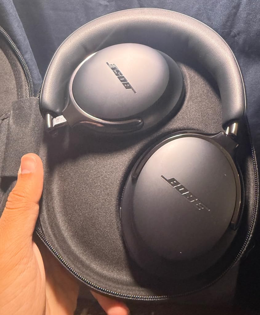 Bose QuietComfort Ultra Bluetooth Headphones (2nd Gen), Wireless Headphones with Spatial Audio, Over Ear Noise Cancelling with Mic, Up to 30 Hours of Play time, Desert Gold - Limited Edition Color customer photo 1