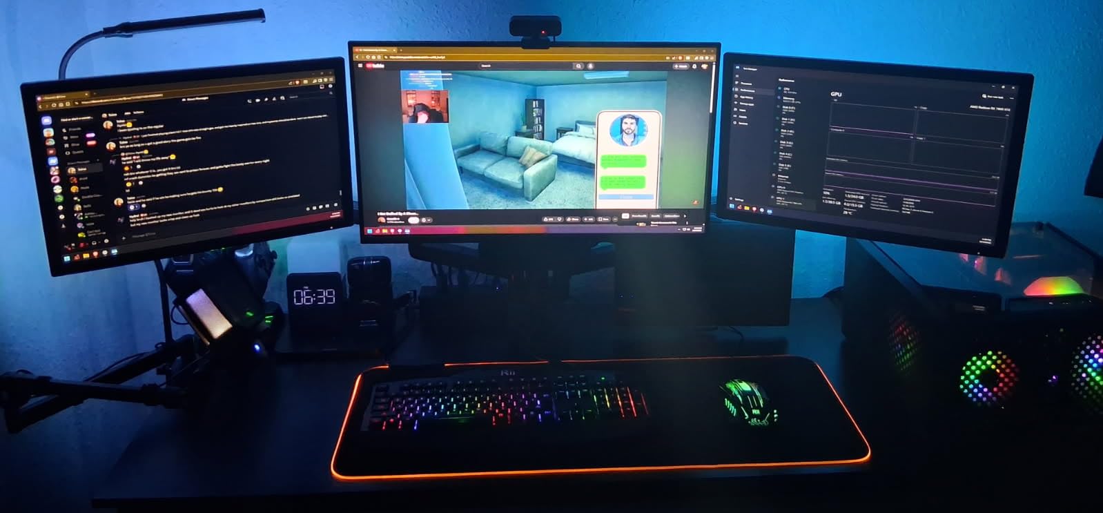 Amzfast 49 Inch Curved Monitor 120Hz DQHD (5120x1440) Ultrawide Gaming Monitor, 120% sRGB, 1500R, 1ms MPRT, HDR, Adaptive Sync, PIP/PBP, Height Adjustable, HDMI 2.0/DP 1.4, VESA 75x75, AMZG49C7U customer photo 2