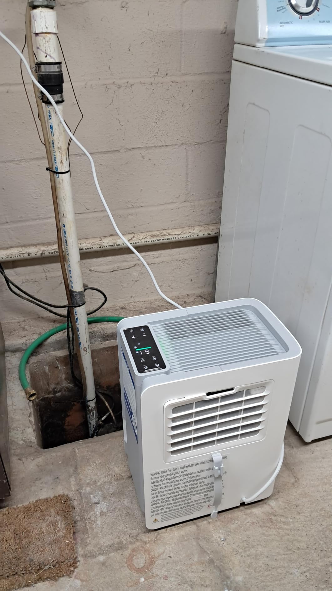 AEOCKY 50 Pint/Day, 3500Sq.Ft Ultra-Quiet 40dB Dehumidifier with Drain Hose customer photo 1
