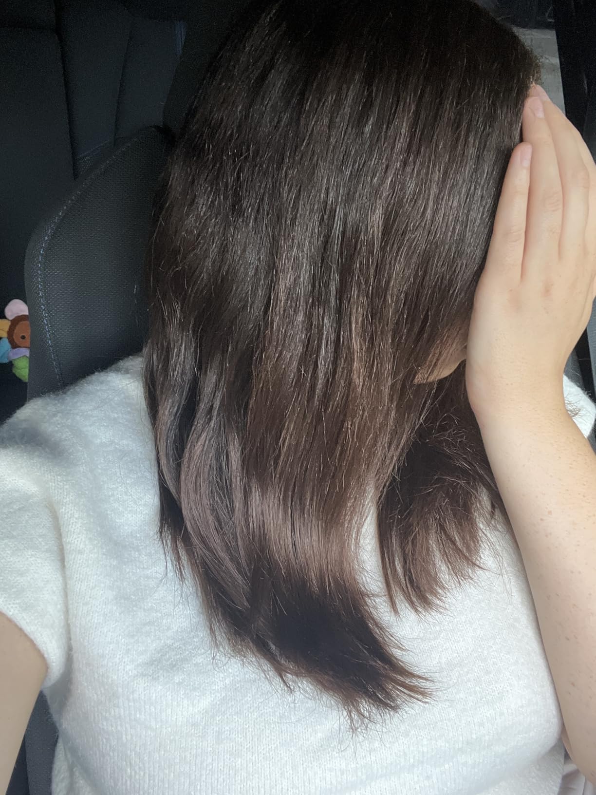 Wavytalk Steam Hair Straightener Steam Sesh for Less Heat Damage, Flat Iron customer photo 2