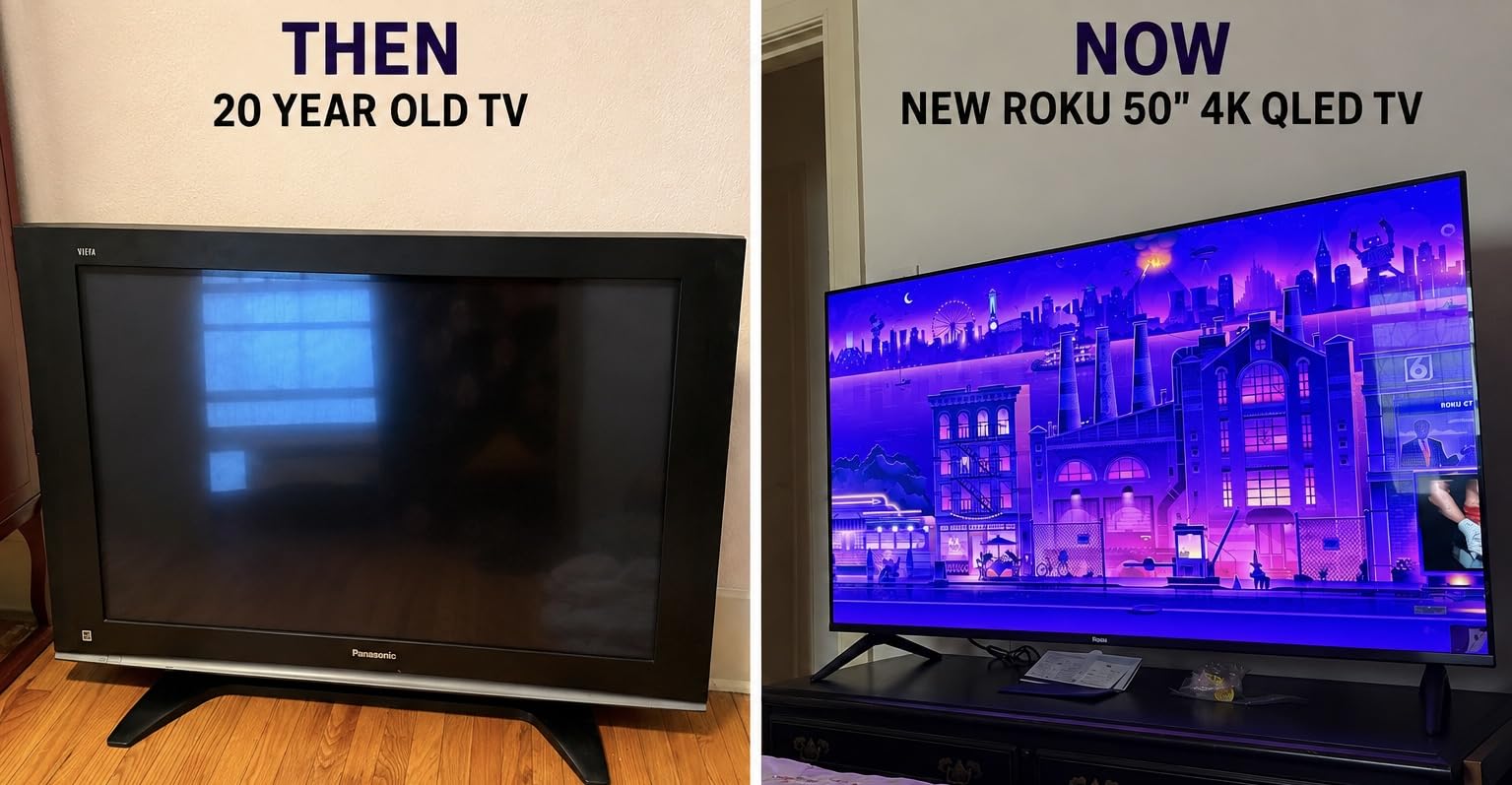 Roku 50-Inch Select Series Smart TV 2026-4K QLED TV - Roku TV customer photo 2