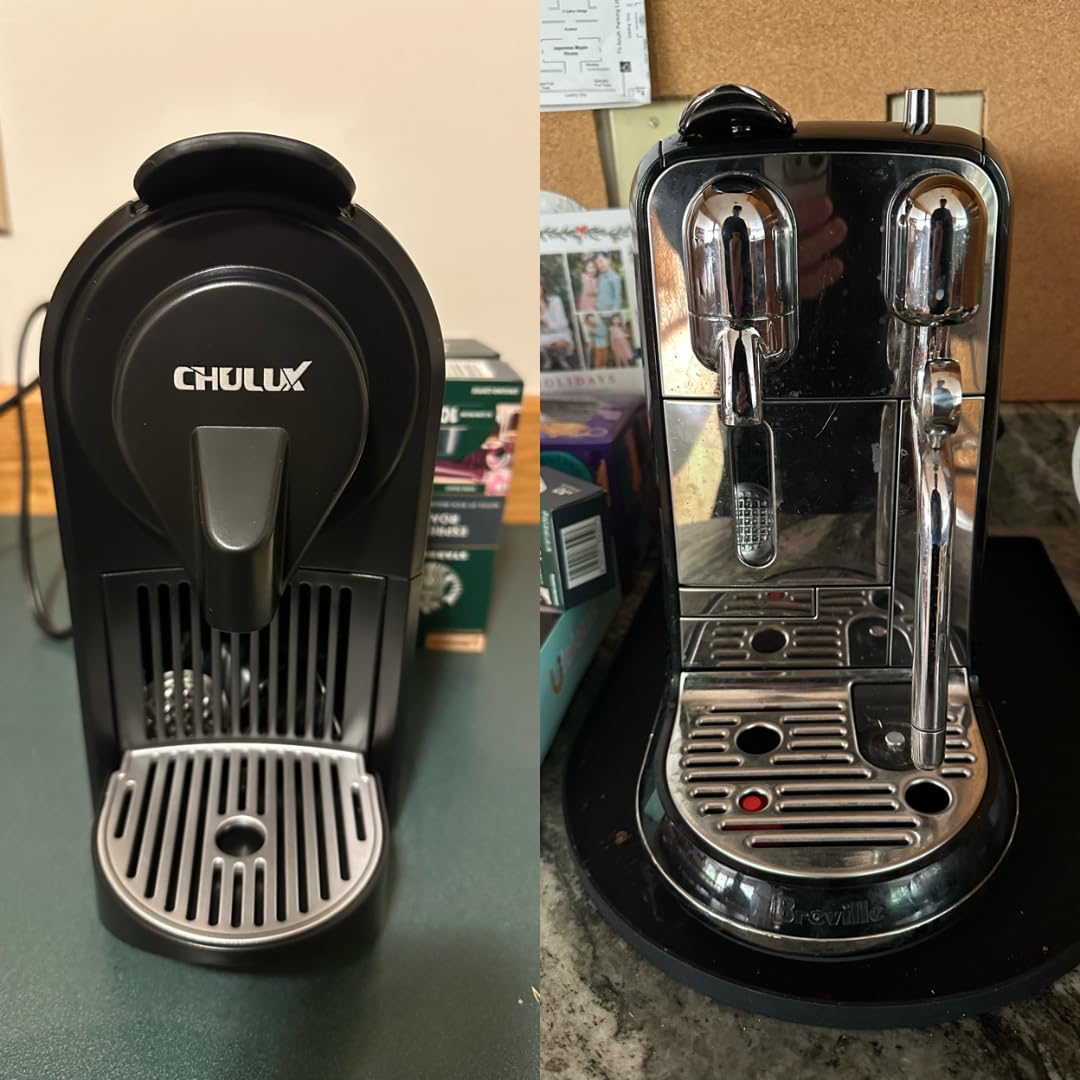 CHULUX Bafè-Pro Single Serve Espresso Machine for Nes Original Pods, Black customer photo 2