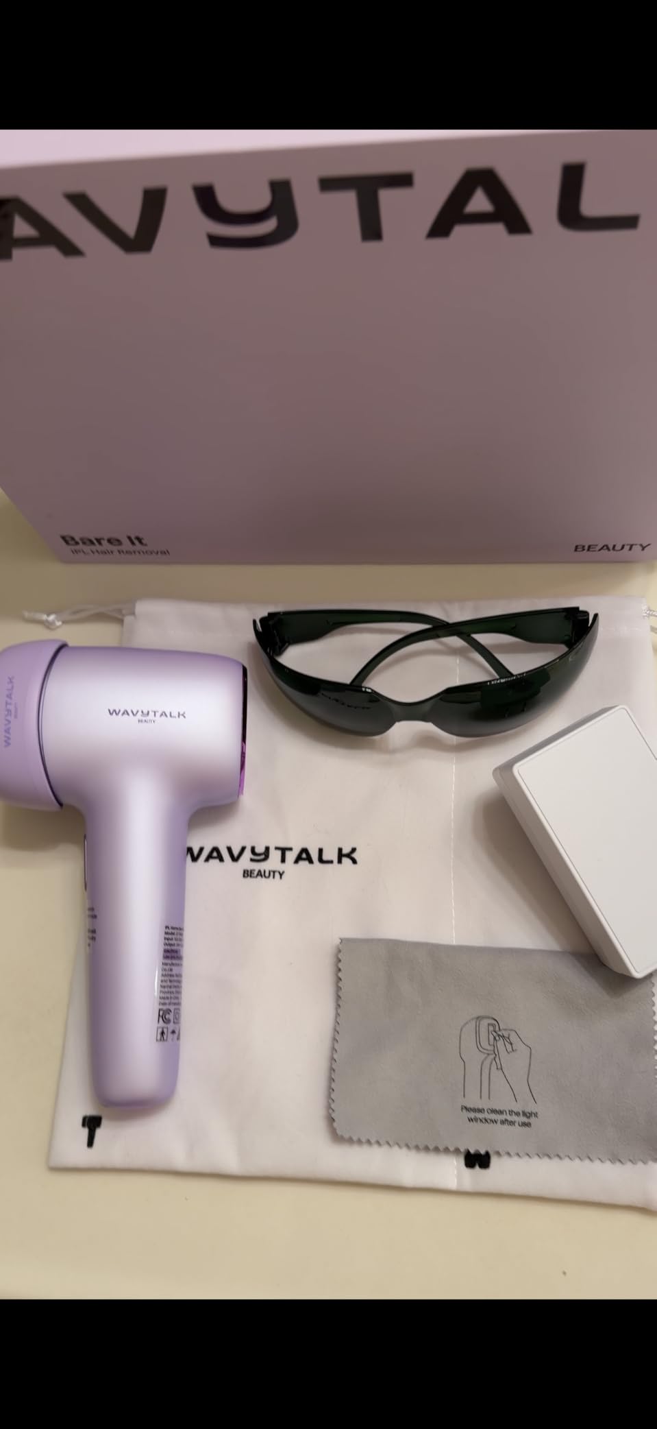 Wavytalk IPL Laser Hair Removal,Bare It with Precision Roller for Full Body customer photo 2