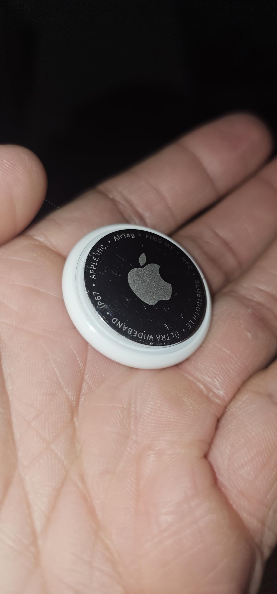 Apple AirTag (2nd Generation) - 4 Pack: Tracker for Keychain, Wallet, and More; Locator with Sound; Simple One-Tap Setup with iPhone or iPad; Key Finder with up to 1.5X Precision Finding Range* customer photo 1