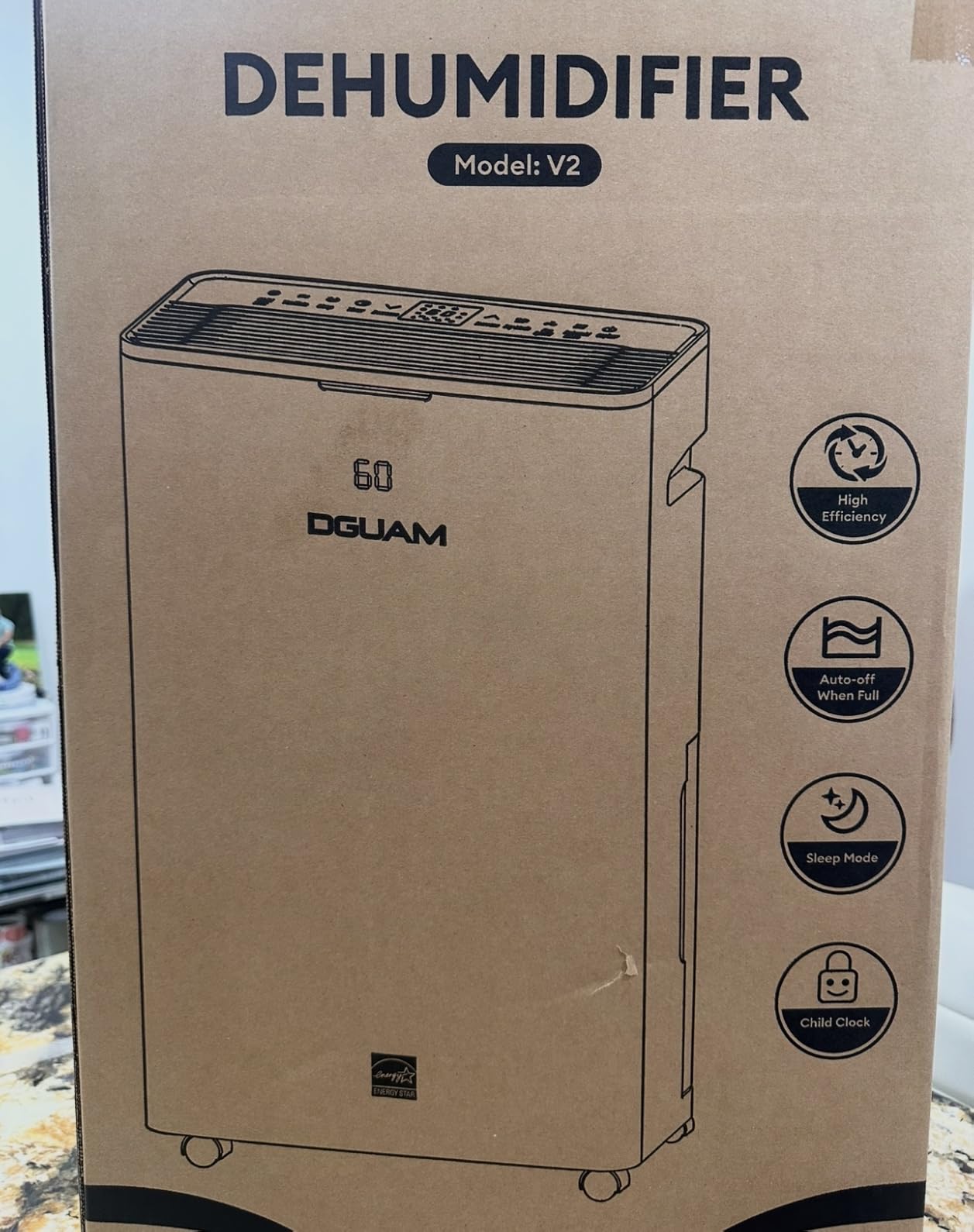 Dehumidifier,4500 Sq.Ft Energy Star Dehumidifier for Basement,Drain Hose customer photo 1