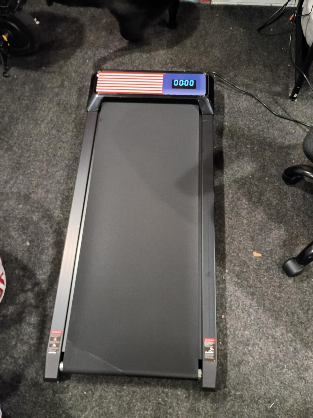 Gkyet Walking Treadmill Pad with Incline, 2.5 HP Under-Desk Treadmill Home Running Pad LED Display Exercise Machine with Remote Control customer photo 1