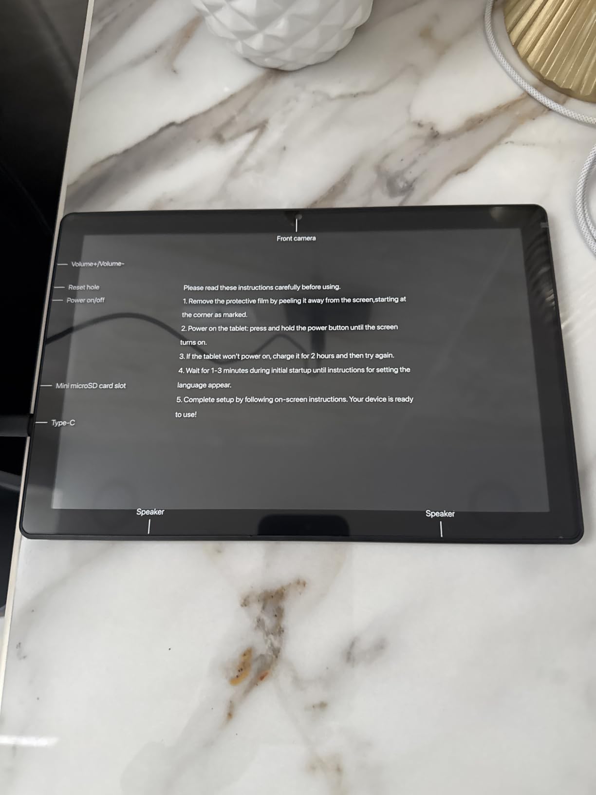Android 16 Tablet 10 Inch, 24GB RAM 64GB ROM 1TB,HD IPS,Fast WiFi 6, BT 5.4 customer photo 1