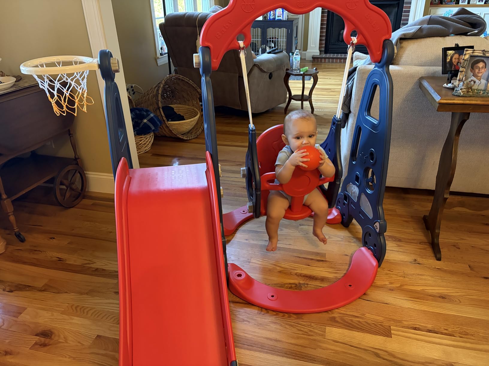 NYEEKOY 6 in 1 Toddler Slide and Swing Playset customer photo 1