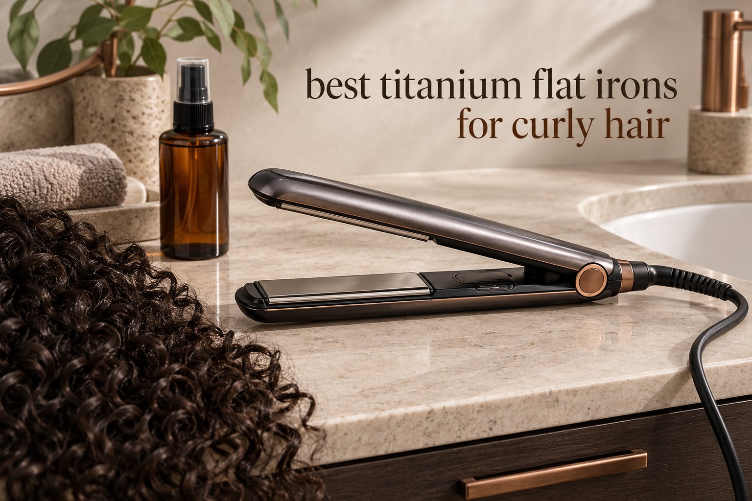 10 Best Titanium Flat Irons for Curly Hair (October 2026)
