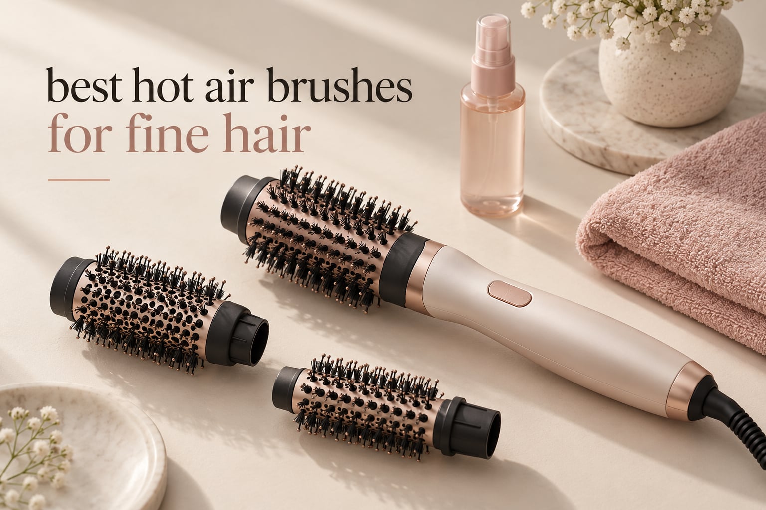 best hot air brushes for fine hair