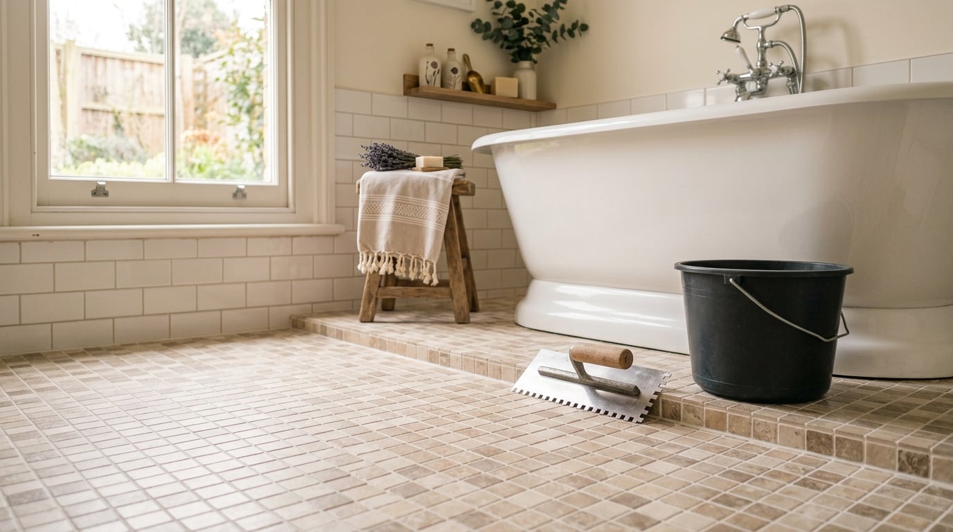 How to Tile a Bathroom Floor Step by Step: Guide (2026)